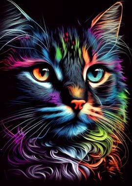 Cat Colorful