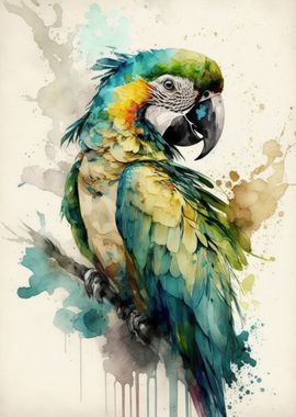 Parrot Watercolor