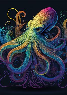 Colorful Octopus