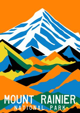 Mount Rainier Poster