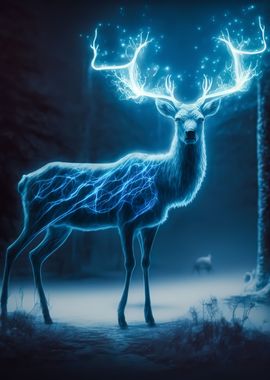 Deer metal deals poster