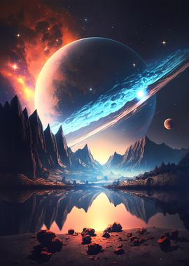 Dawn of Cosmos Landscape