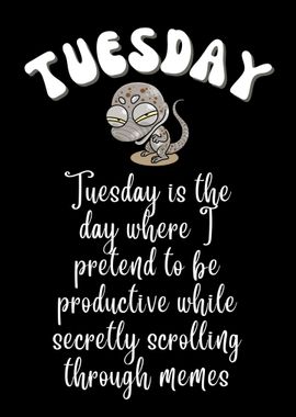 Tuesday Quote Poster