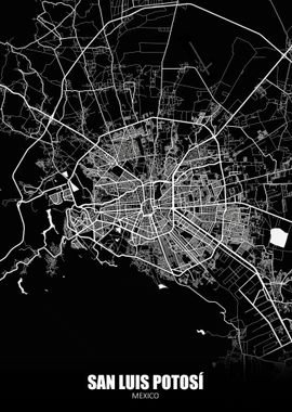 San Luis Potosi Mexico Map