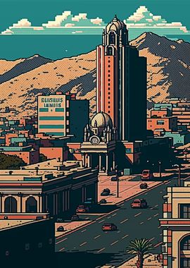 El Paso Pixel Art