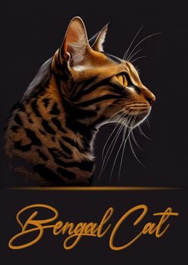 Bengal Cat Portrait