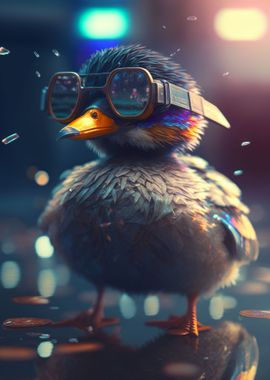 Cyberpunk Duck