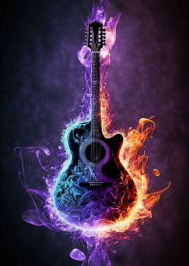 Guitar fire