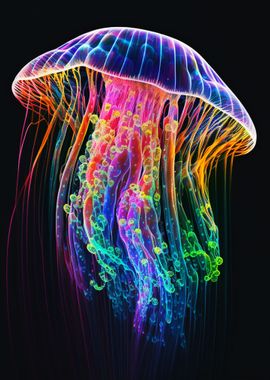 Neon Jellyfish