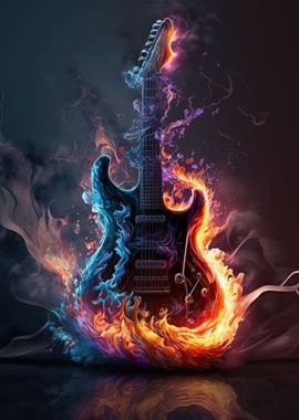 Guitar fire