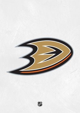 Anaheim Ducks White Logo