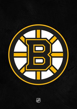 Boston Bruinds Logo Black