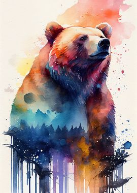 Bear Watercolor