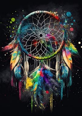 Colouful dreamcatcher