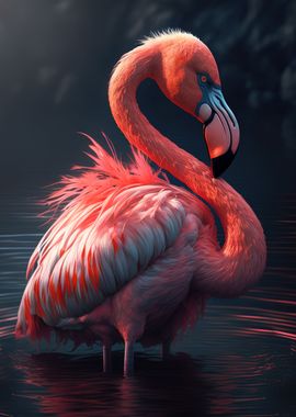 pink flamingo 