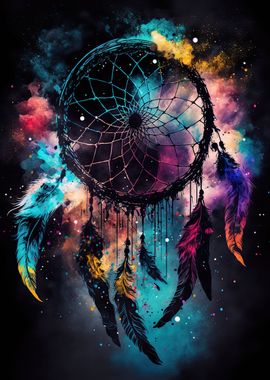 Colouful dreamcatcher