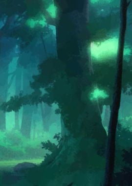 Magic green Forest