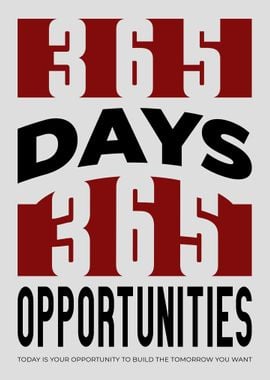 365 Days 365 Opportunities