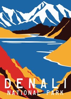 Denali National Park Print