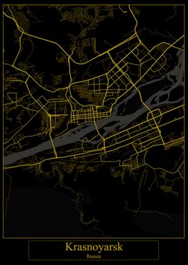 Krasnoyarsk Russia Map