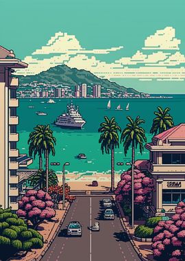 Noumea Pixel Art