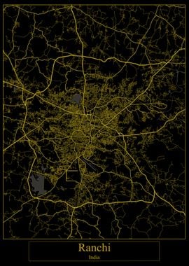 Ranchi India Gold Map