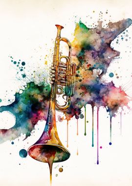 Trumpet Colorful