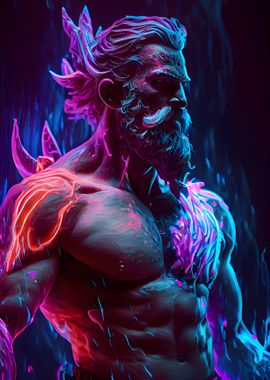 Neon Poseidon