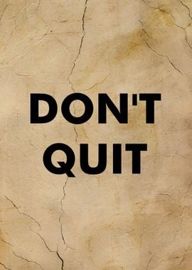 Dont Quit Motivational