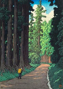 Kawase Hasui Nikko kaido