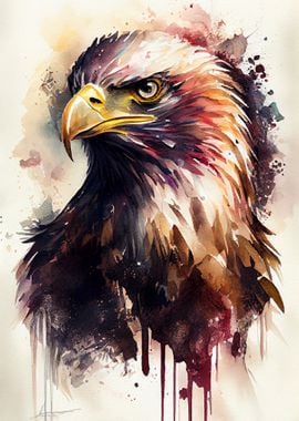 Eagle Watercolor