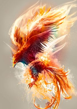 'Phoenix Evolution' Poster, picture, metal print, paint by Alfonso ...