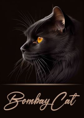 Elegant Bombay Cat