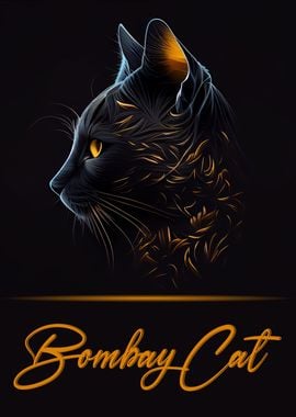 Bombay Cat Portrait