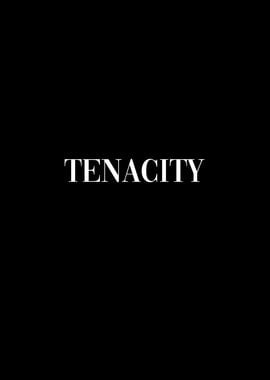 Tenacity Motivation Poster