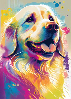 Golden Retriever Drawn