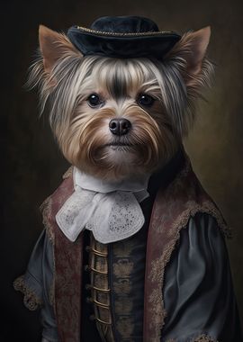 Yorkie Dog Gentleman