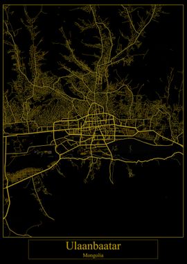 Ulaanbaatar Mongolia Map