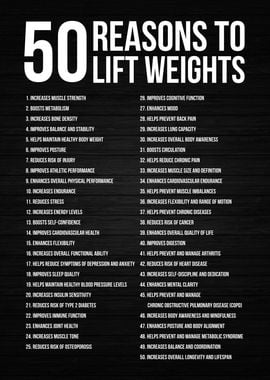 50 Reasons To Lift Weights