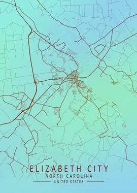 Elizabeth USA City Map