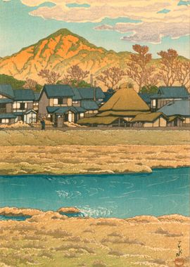 Kawase Hasui Vintage Fuji