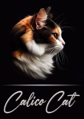 Elegant Calico Cat