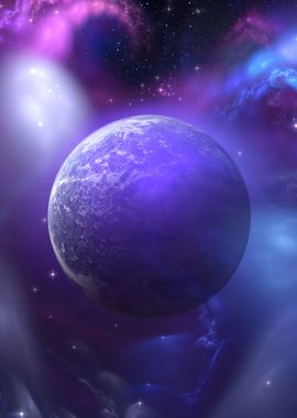 Blue Purple Planet