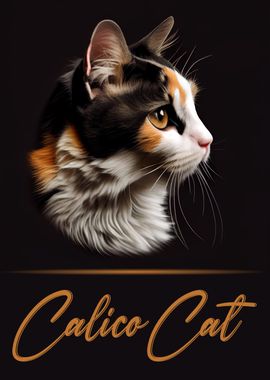 Calico Cat Portrait