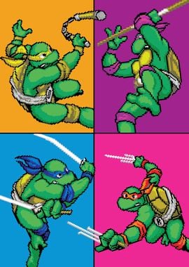 TMNT Retro Game