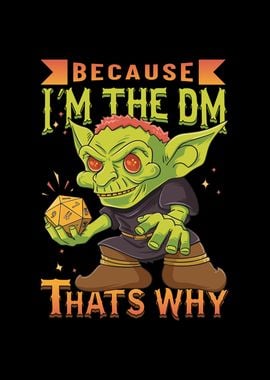 DM Goblin Orc D20 Dice