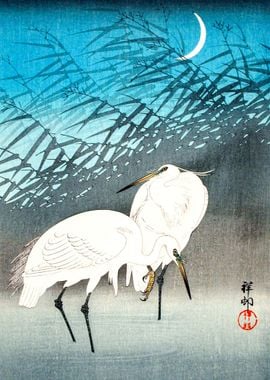 Vintage Japanese Birds