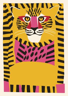 Jungle Cat Paper Cutouts