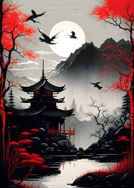 anime manga japan' Poster, picture, metal print, paint by Limited Edition  Displate Posters