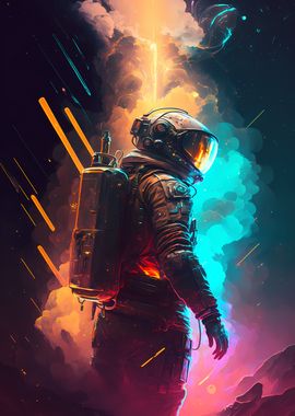 Abstract Space Cyberpunk